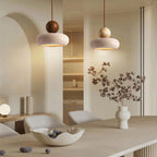 Retro Wabi-Sabi Travertine Pendant Light
