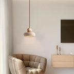 Retro Wabi-Sabi Travertine Pendant Light