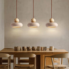 Retro Wabi-Sabi Travertine Pendant Light