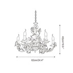 Evelisse Vintage White Chandelier