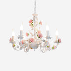 Evelisse Vintage White Chandelier