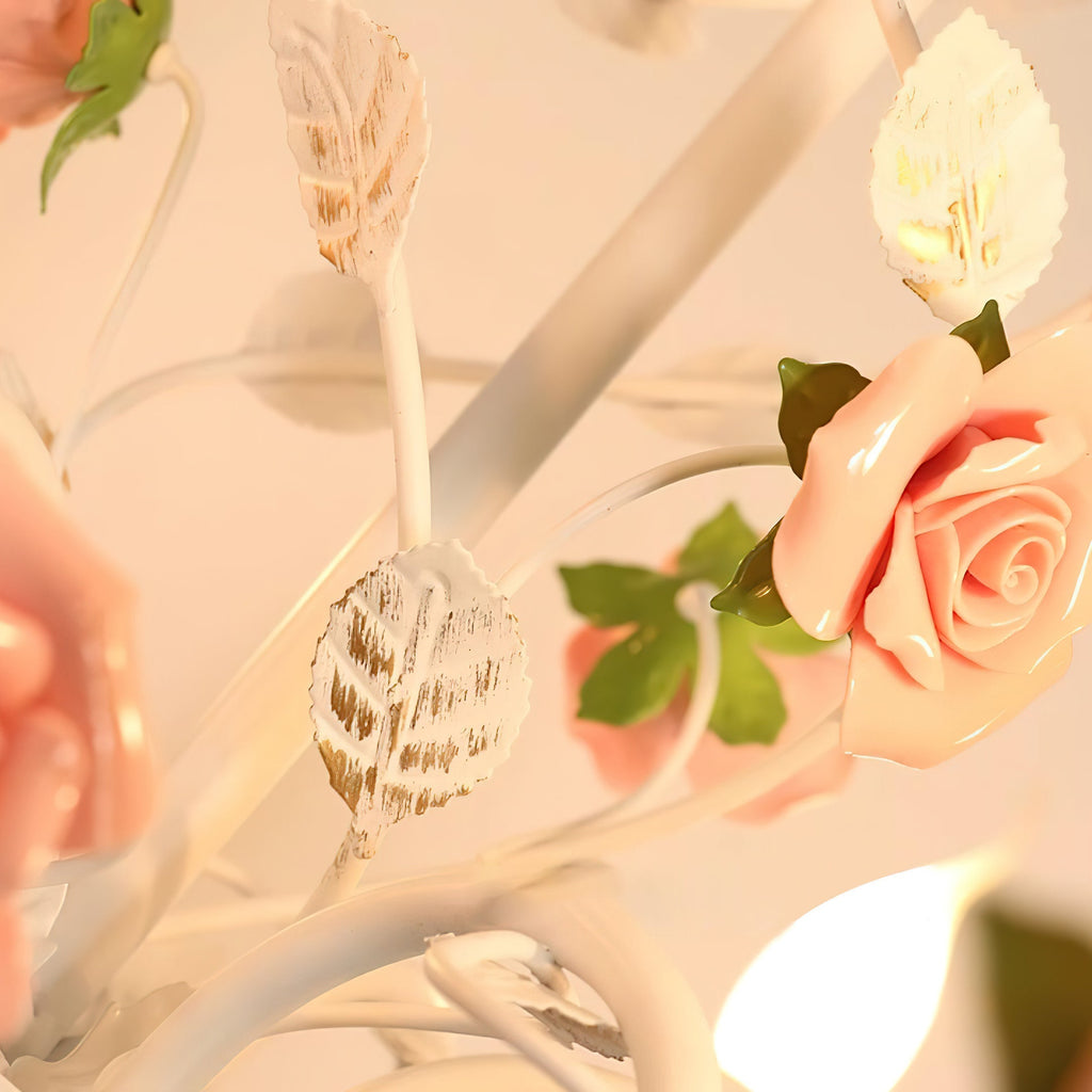 Evelisse Vintage White Chandelier