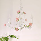 Evelisse Vintage White Chandelier