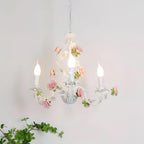 Evelisse Vintage White Chandelier