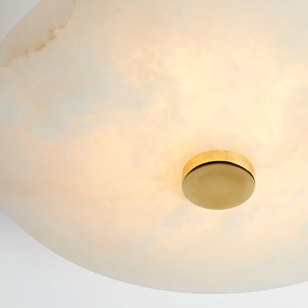Ankeny Minimalist Alabaster Ceiling and Wall Light