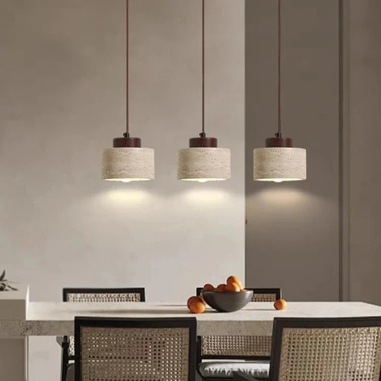 Nordic Travertine Minimalist Pendant Light