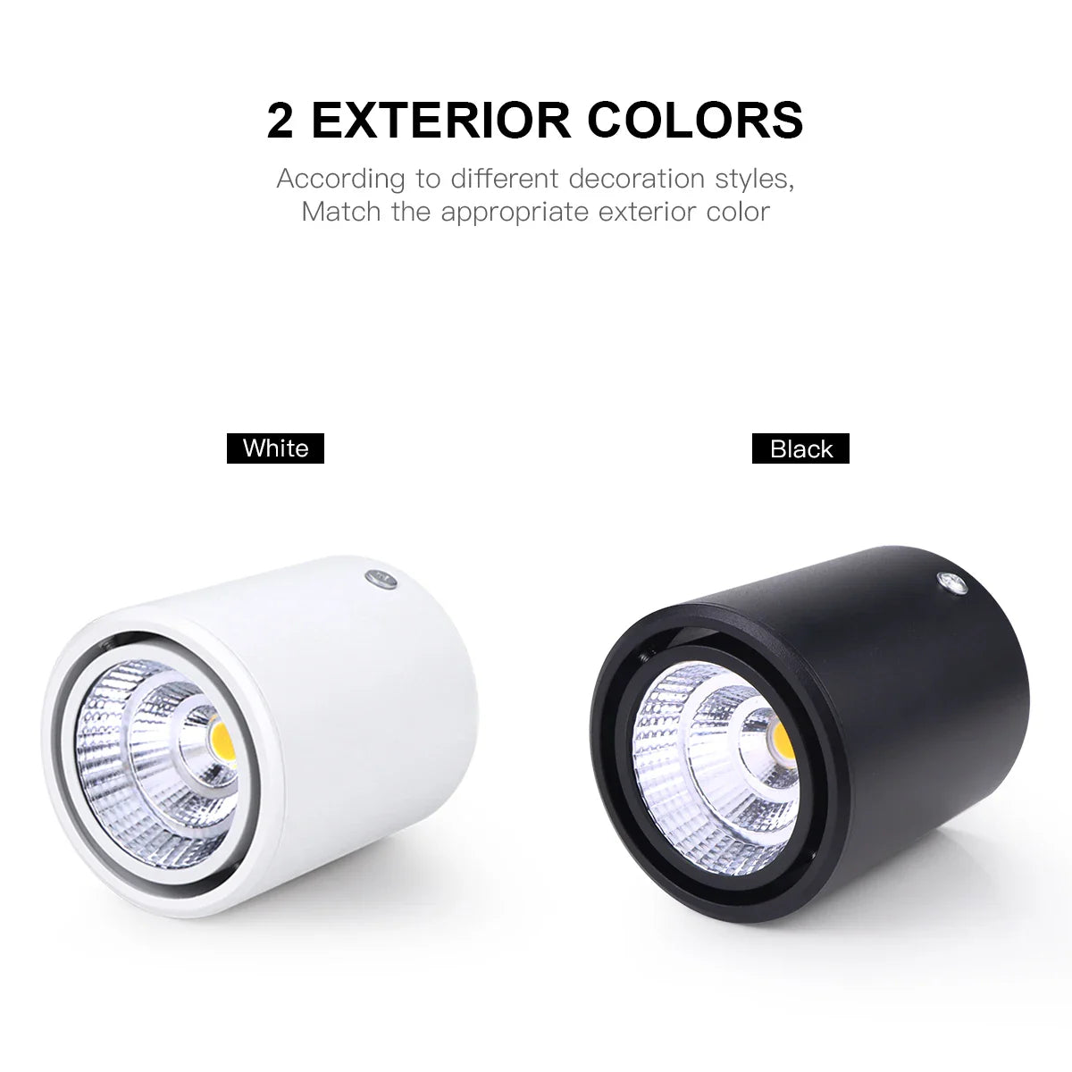 Durelio – 30 Degree LED Spotlight Surface Mounted Ceiling Lamp 7W 12W