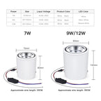 Durelio – 30 Degree LED Spotlight Surface Mounted Ceiling Lamp 7W 12W
