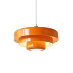 Designer LED pendant lamp with a modern geometric shape