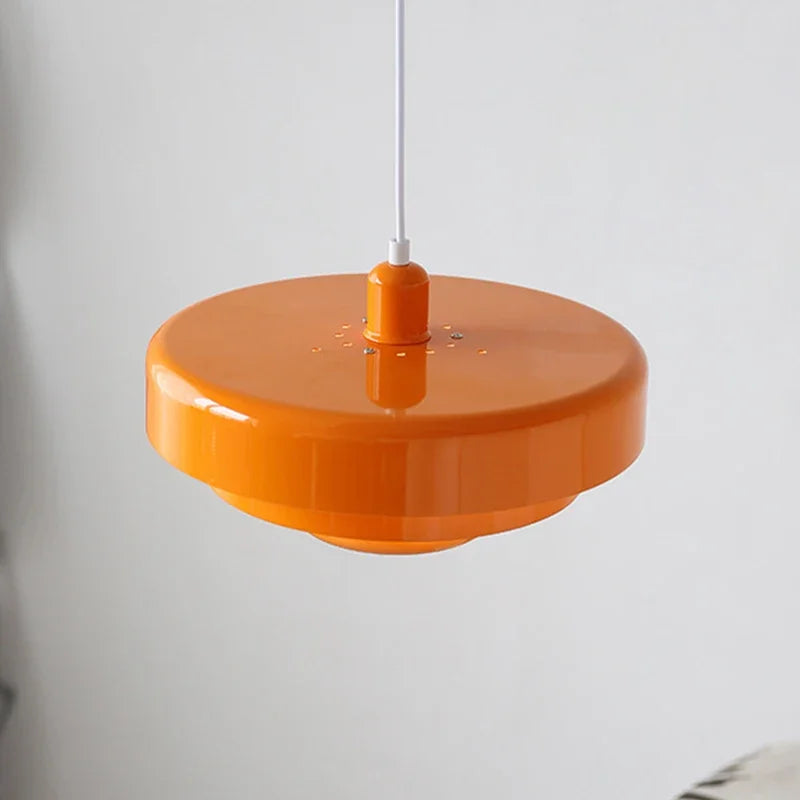 Designer LED pendant lamp with a modern geometric shape