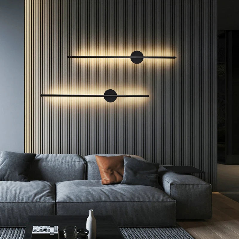 Modern Black Aluminum Wall Light
