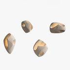 Designer Wall Lamp in Organic Stone Boho Style
