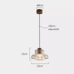 Retro Cracked Glass Pendant Light