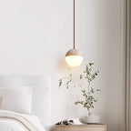 Travertine Ball Modern Pendant Light