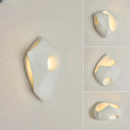 Designer Wall Lamp in Organic Stone Boho Style