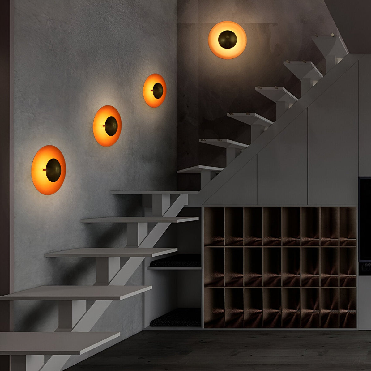 Delight Color Round Metal Wall Light
