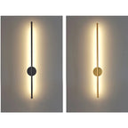 Modern Black Aluminum Wall Light
