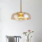 Modern Pendant Lamp with Glass Shade