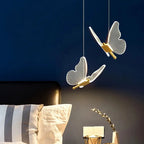 LED Pendant Lamp in the Shape of a Butterfly – Designer Lighting for Bedrooms and Living Rooms
