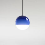 Edith Modern Bubble Suspension Light. Black/Gray/Blue/Pink. Living Room