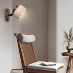 Study Reading Minimalist Travertine Stone Wall Light
