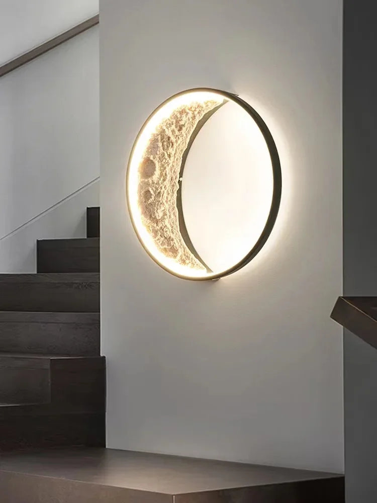 LED 3D Moon Wall Lamp