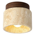 The Stone Travertine Japandi Ceiling Fixture