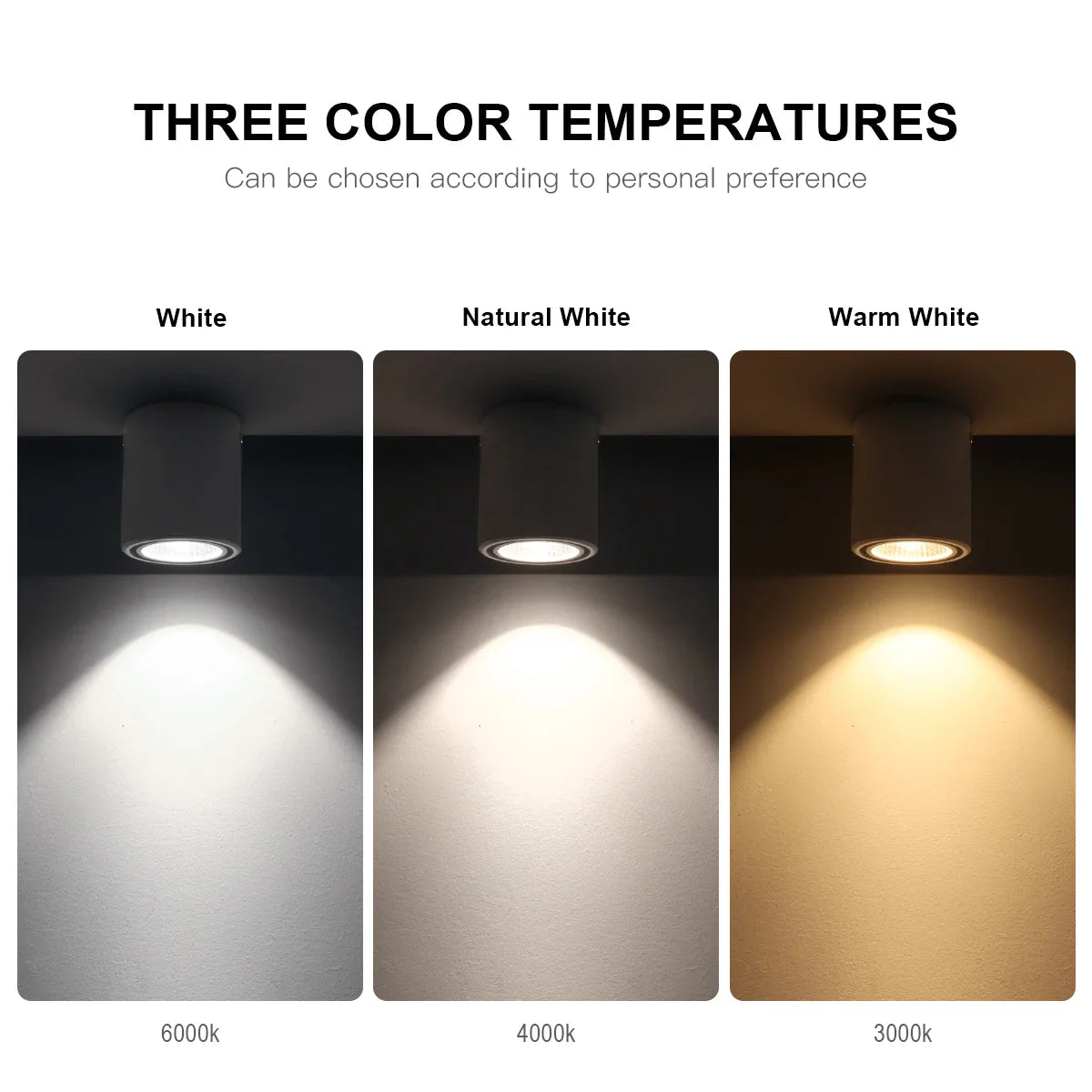 Durelio – 30 Degree LED Spotlight Surface Mounted Ceiling Lamp 7W 12W