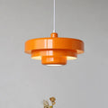 Designer LED pendant lamp with a modern geometric shape