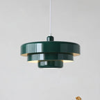 Designer LED pendant lamp with a modern geometric shape