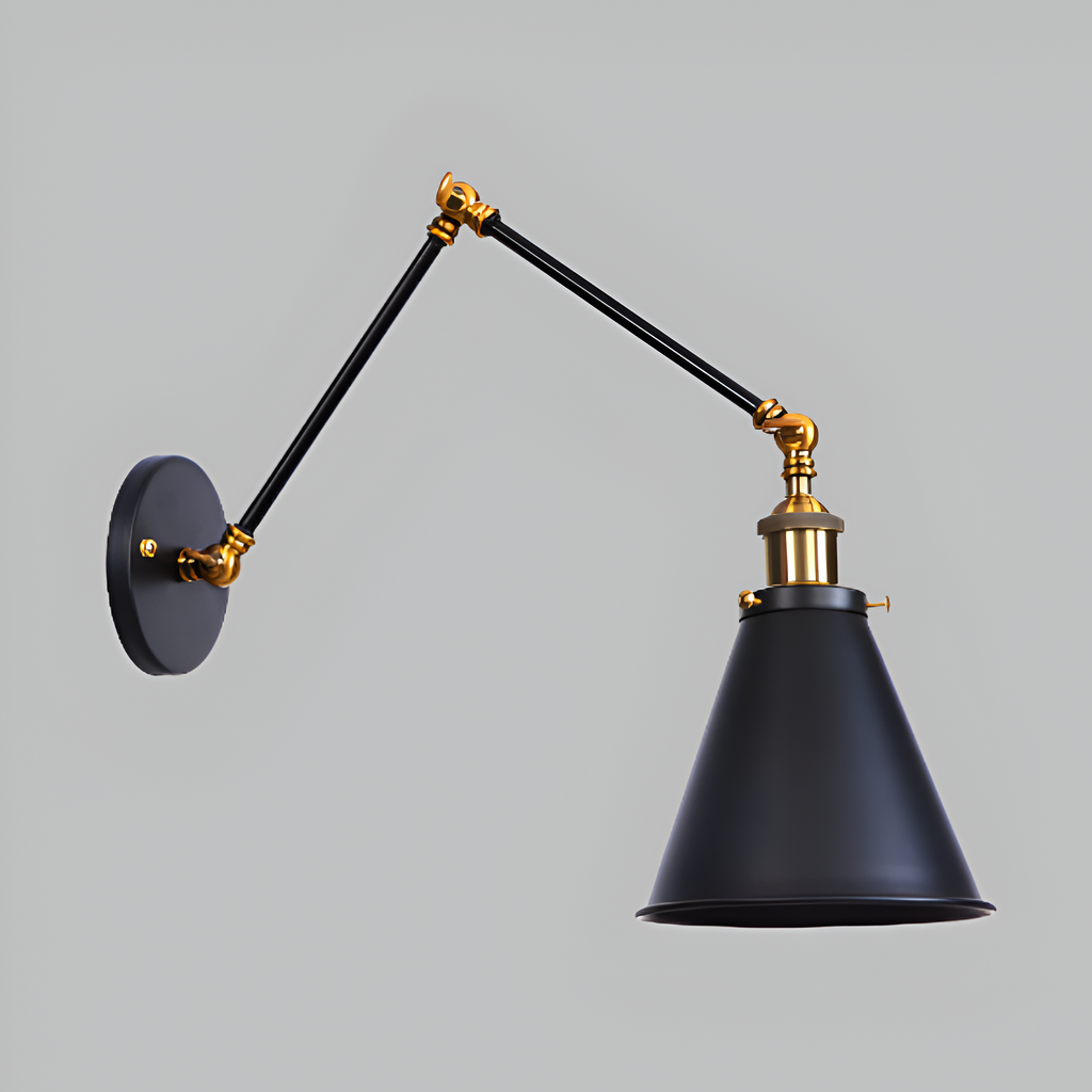 Marzella Industrial Retro Iron Vintage Wall Lamp