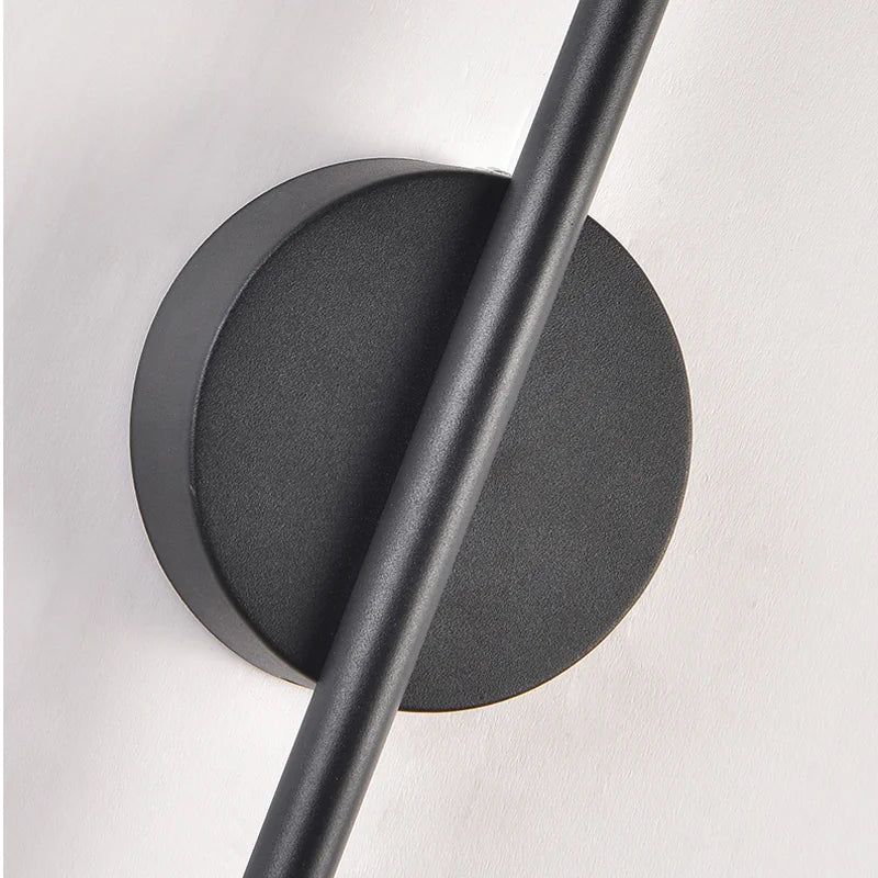 Modern Black Aluminum Wall Light