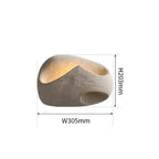 Designer Wall Lamp in Organic Stone Boho Style