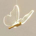 LED Pendant Lamp in the Shape of a Butterfly – Designer Lighting for Bedrooms and Living Rooms