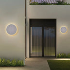 Modern Round LED Wall Sconce – Minimalist Exterior Lighting