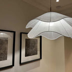 Radiance of Serenity Fabric Japandi Pendant Light