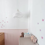 Radiance of Serenity Fabric Japandi Pendant Light