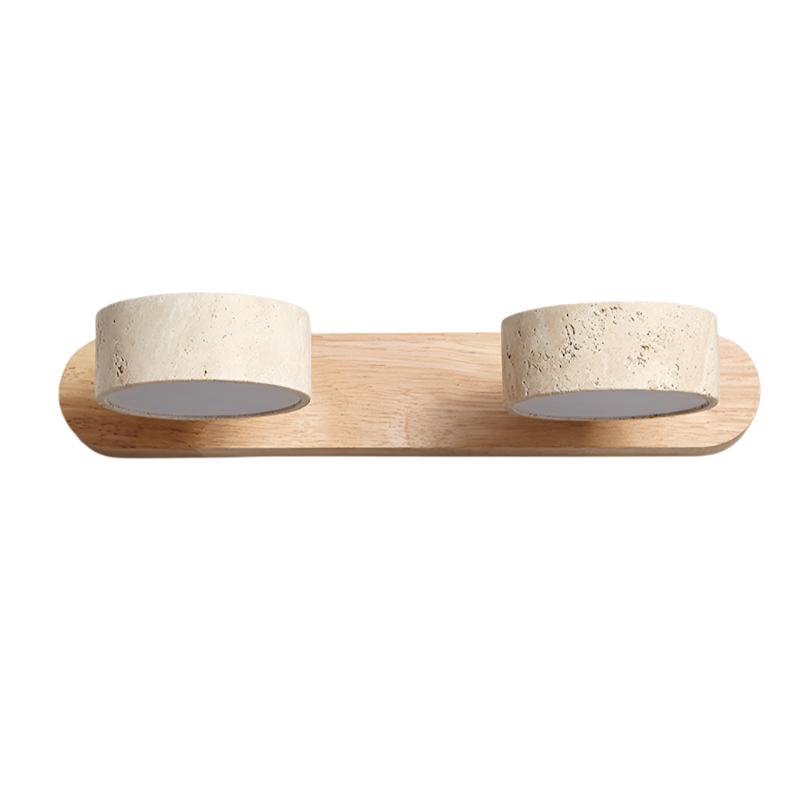 Travertine LED Mirror Wall Light