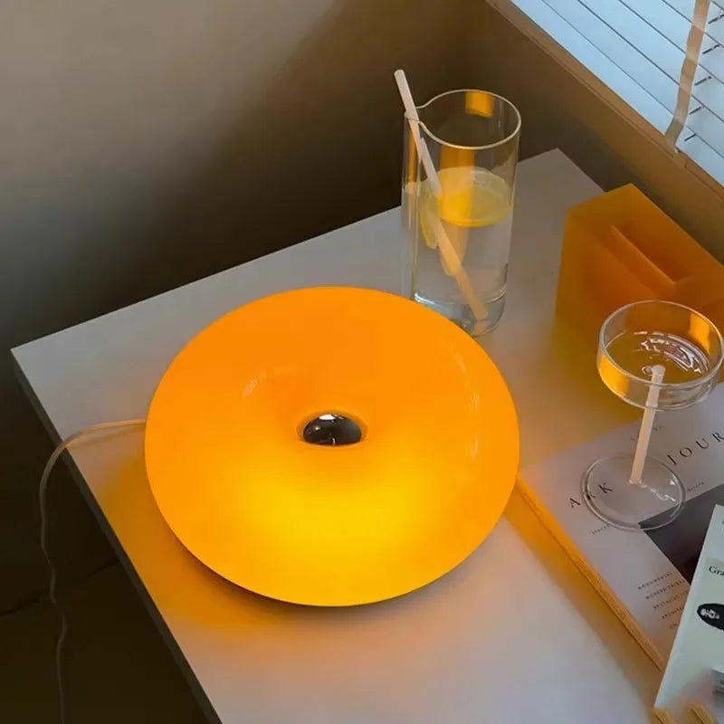 LED Wall Lamp "Donut" – Designer Lighting Fixture with a Light Halo Effect