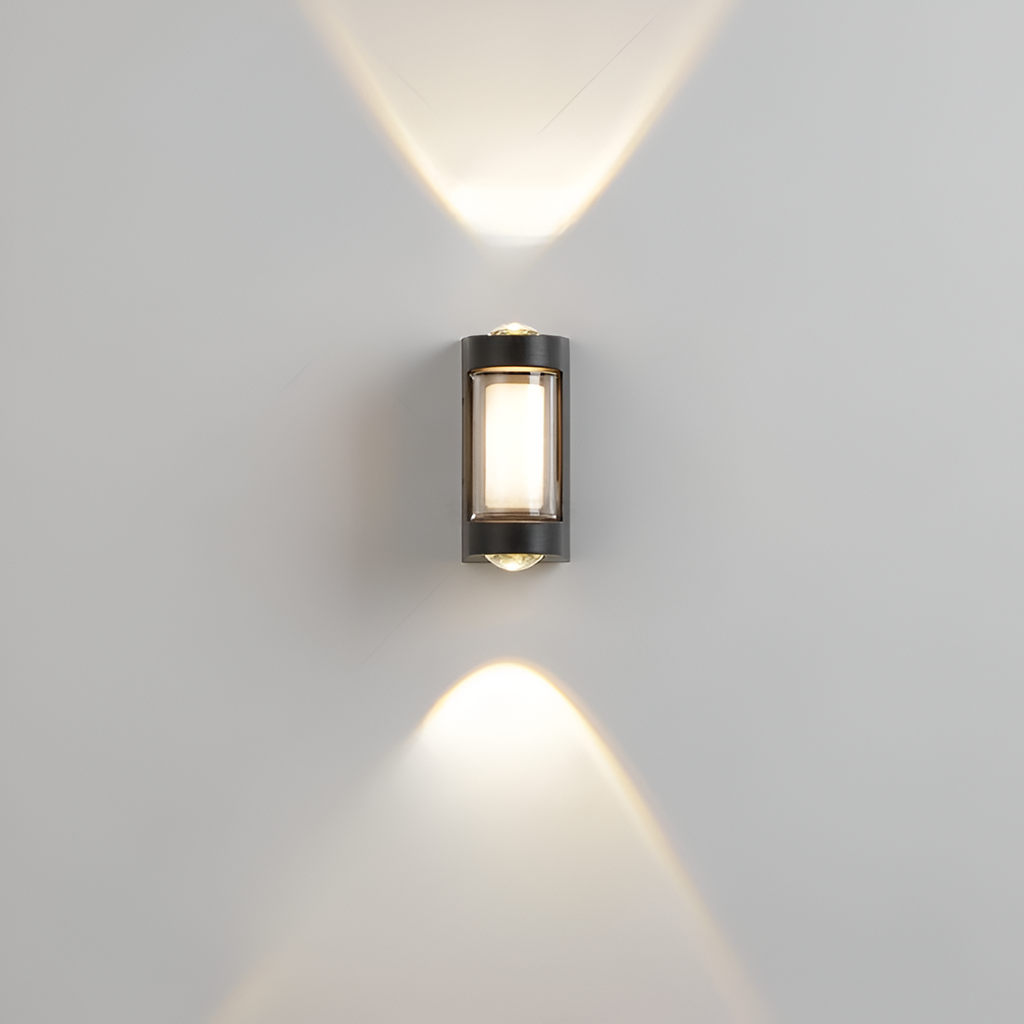 Nordic Up Down Acrylic Waterproof Minimalist Outdoor Wall Light