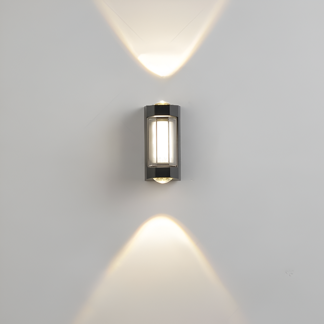 Nordic Up Down Acrylic Waterproof Minimalist Outdoor Wall Light