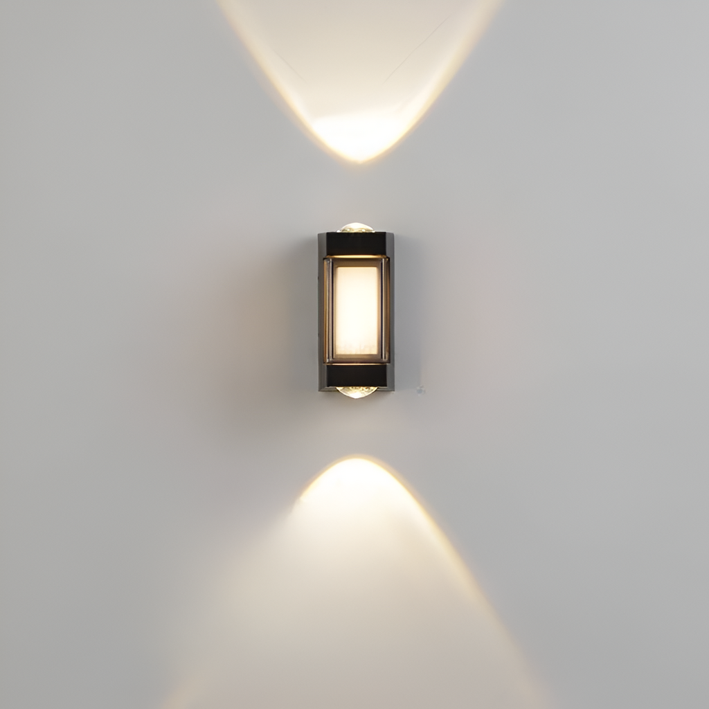 Nordic Up Down Acrylic Waterproof Minimalist Outdoor Wall Light