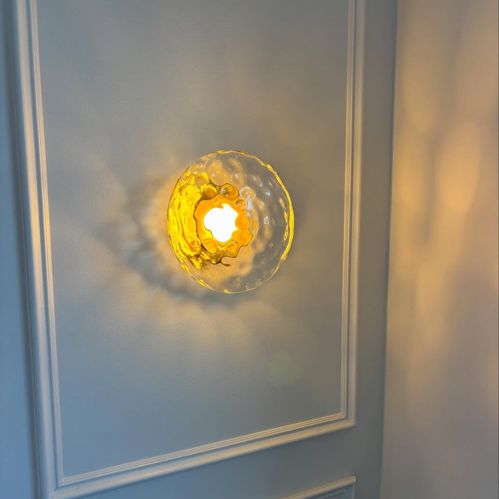 Nordic Round Design Ceto Glass Wall Light