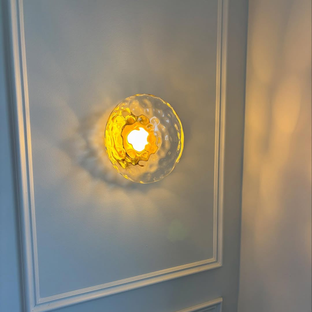 Nordic Round Design Ceto Glass Wall Light