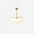 Sphere Stem Light Luxury Brass Chandelier