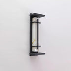 Ray Square Outdoor Wall Light Imitation Alabaster Waterproof