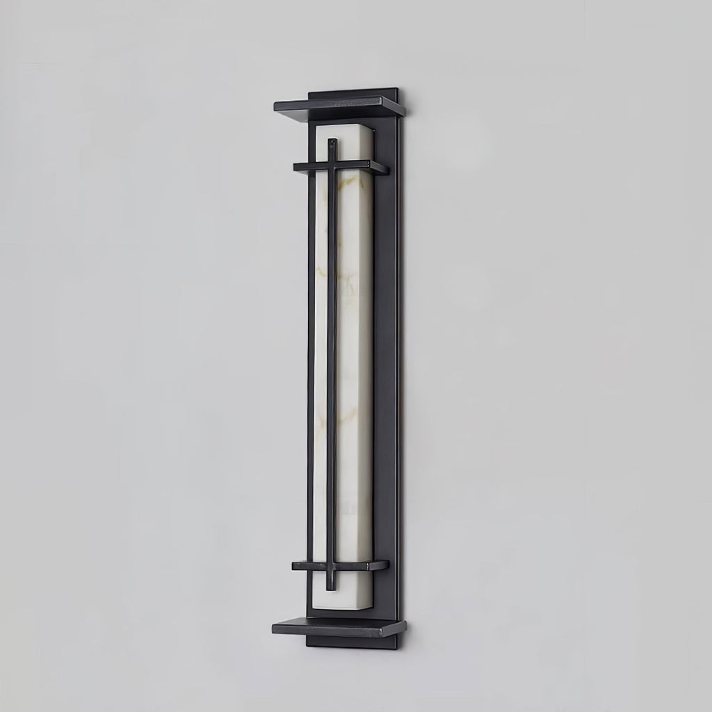 Ray Square Outdoor Wall Light Imitation Alabaster Waterproof
