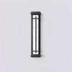 Ray Square Outdoor Wall Light Imitation Alabaster Waterproof