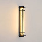 Ray Square Outdoor Wall Light Imitation Alabaster Waterproof
