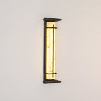 Ray Square Outdoor Wall Light Imitation Alabaster Waterproof